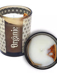 Bougie parfumée Mandarine & Laurier 200gr Organic Goodness