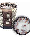 Bougie parfumée Rose & Géranium 200gr Organic Goodness