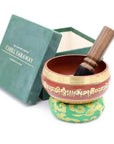 Bol chantant Tibetain traditionnel en laiton 10cm - Plusieurs couleurs disponibles | Artisanat du Népal