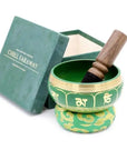 Bol chantant Tibetain traditionnel en laiton 10cm - Plusieurs couleurs disponibles | Artisanat du Népal