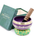 Bol chantant Tibetain traditionnel en laiton 10cm - Plusieurs couleurs disponibles | Artisanat du Népal