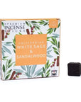 Briques d'encens Sauge blanche & bois de Santal Aromafume | 9 briques naturelles fait-main
