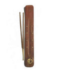 Porte-encens traditionnel d’Inde 25cm | Fait main en bois et laiton