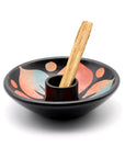 Porte-encens Palo Santo en céramique | Pétales de fleurs