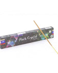 Encens Black Crystal 15g Satya Sai Baba | Bâtonnets d'encens Indien naturels