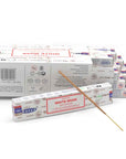 Encens Musc blanc 15g Satya Sai Baba | Bâtonnets d'encens Indien naturels