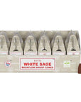 Encens Satya Sauge blanche cônes backflow | 24 cônes à reflux