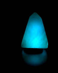 Lampe de sel de l’Himalaya rose Pyramide USB 1kg | 7 couleurs chakras