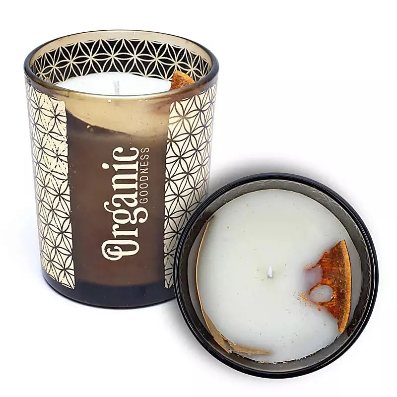 Bougie parfumée Mandarine & Laurier 200gr Organic Goodness