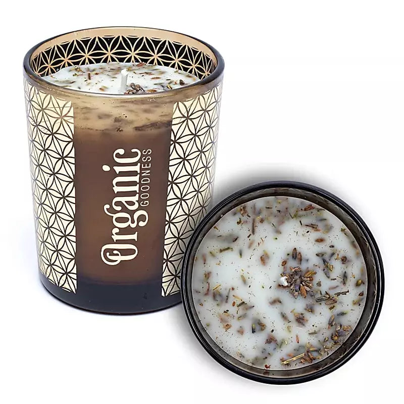 Bougie parfumée Sauge &amp; Lavande 200gr Organic Goodness