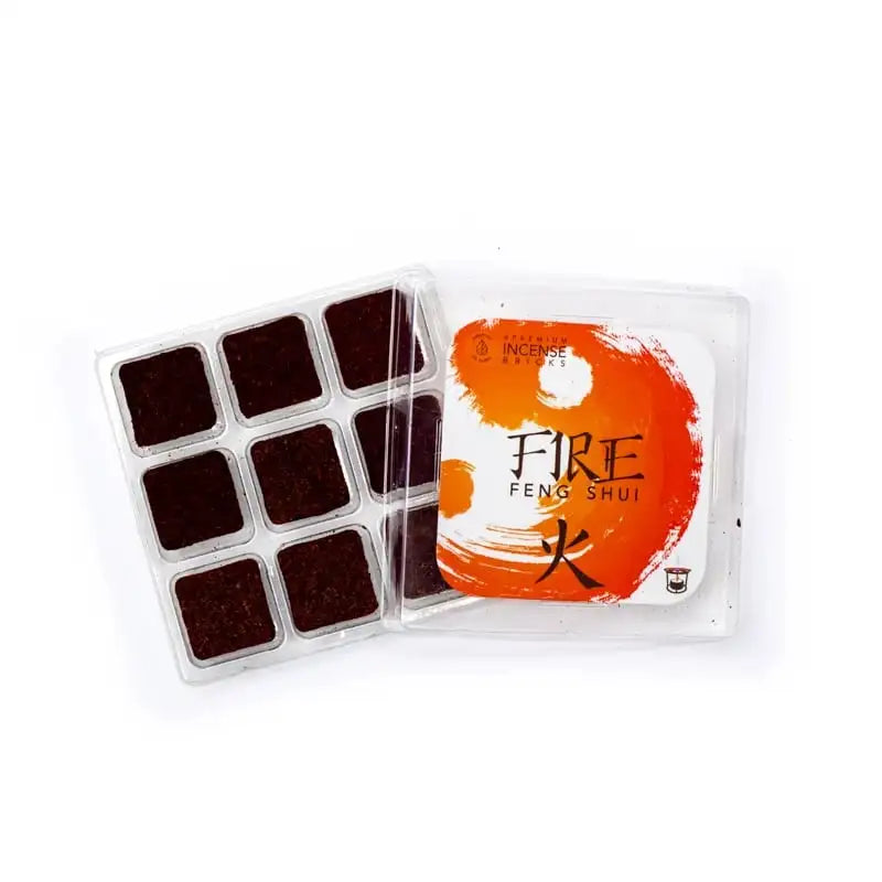 Briques d'encens Feng Shui Feu Aromafume | 9 briques naturelles fait-main