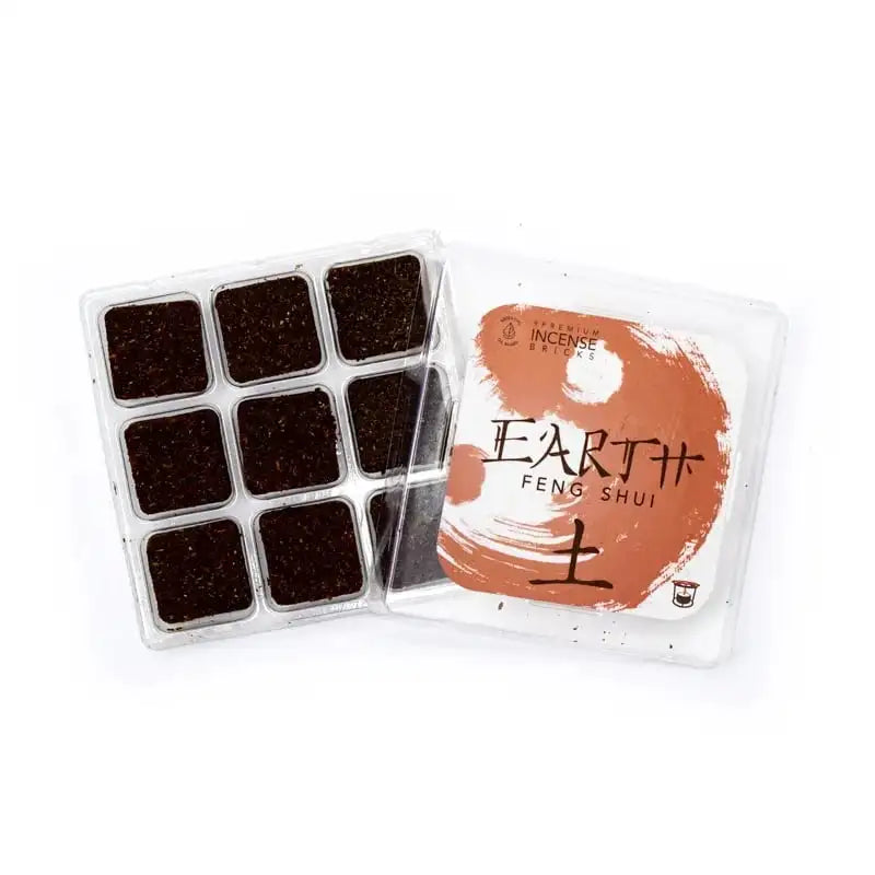 Briques d'encens Feng Shui Terre Aromafume | 9 briques naturelles fait-main