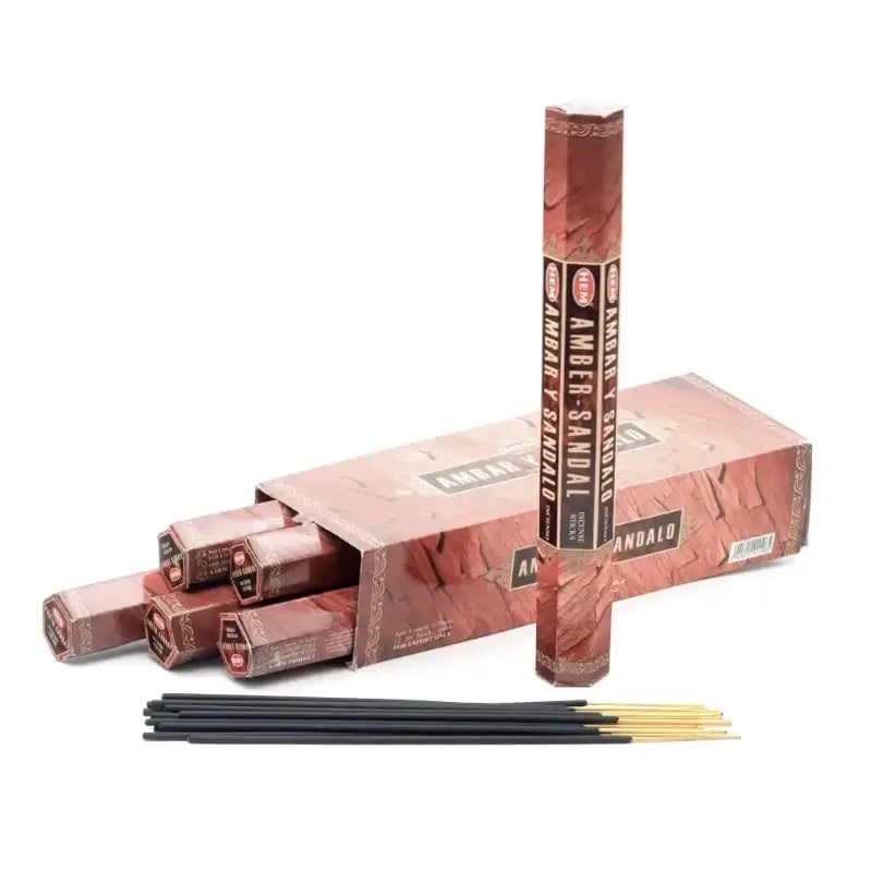 Encens HEM Ambre Santal 20gr