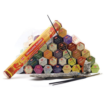 -20% | Pack XXL 36 senteurs HEM et porte-encens