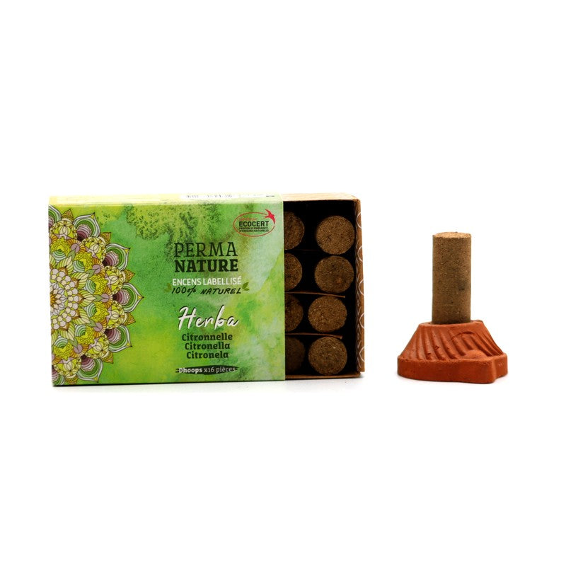 Dhoop Herba Citronnelle Perma Nature Ecocert