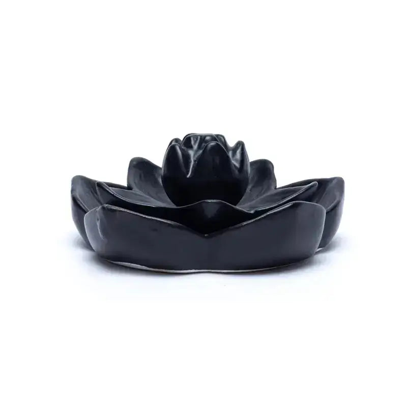 Porte-encens backflow en céramique 13cm | Fleur de Lotus