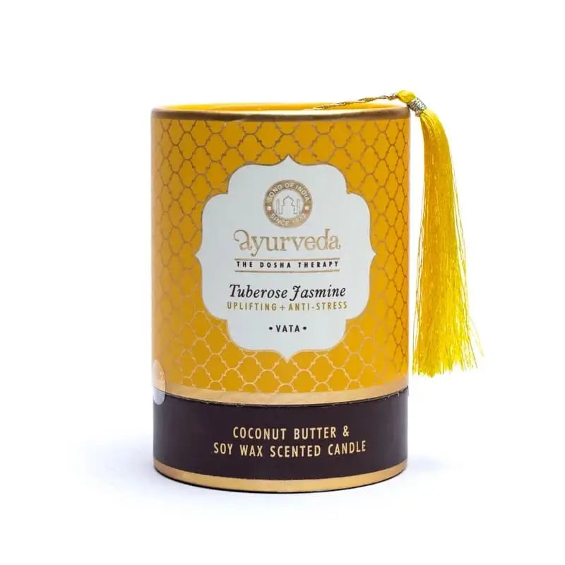 Bougie parfumée Tuberose & Jasmin 200gr Organic Goodness | Ayurveda Vata