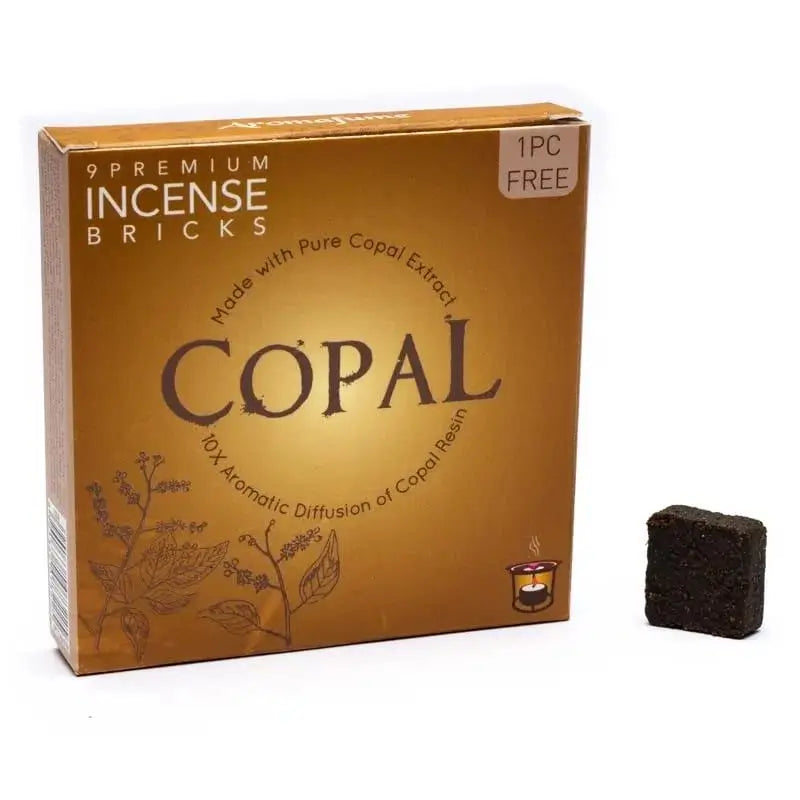 Briques d'encens Copal Aromafume | 9 briques naturelles fait-main