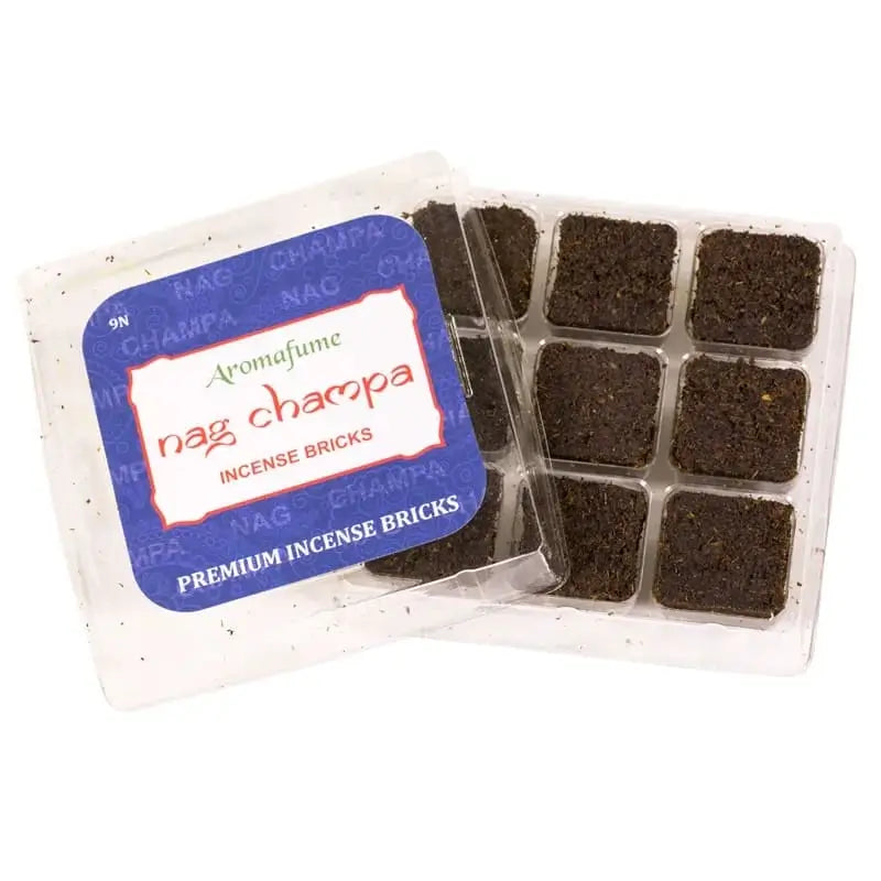 Briques d'encens Nag Champa Aromafume | 9 briques naturelles fait-main