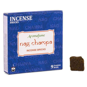 Briques d'encens Nag Champa Aromafume | 9 briques naturelles fait-main