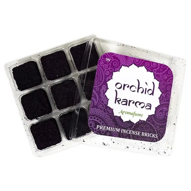 Briques d'encens Orchidée Aromafume | 9 briques naturelles fait-main