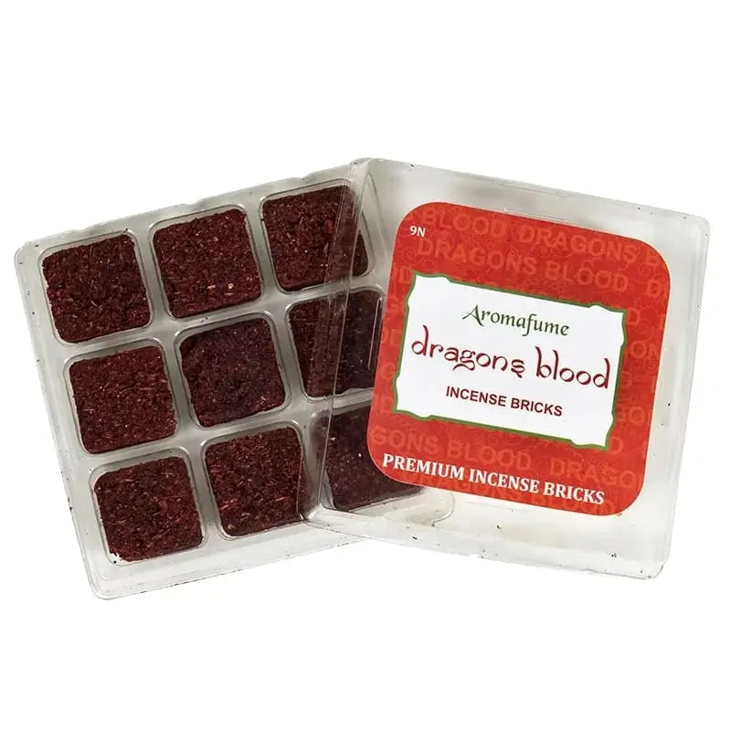 Briques d'encens Sang de dragon Aromafume | 9 briques naturelles