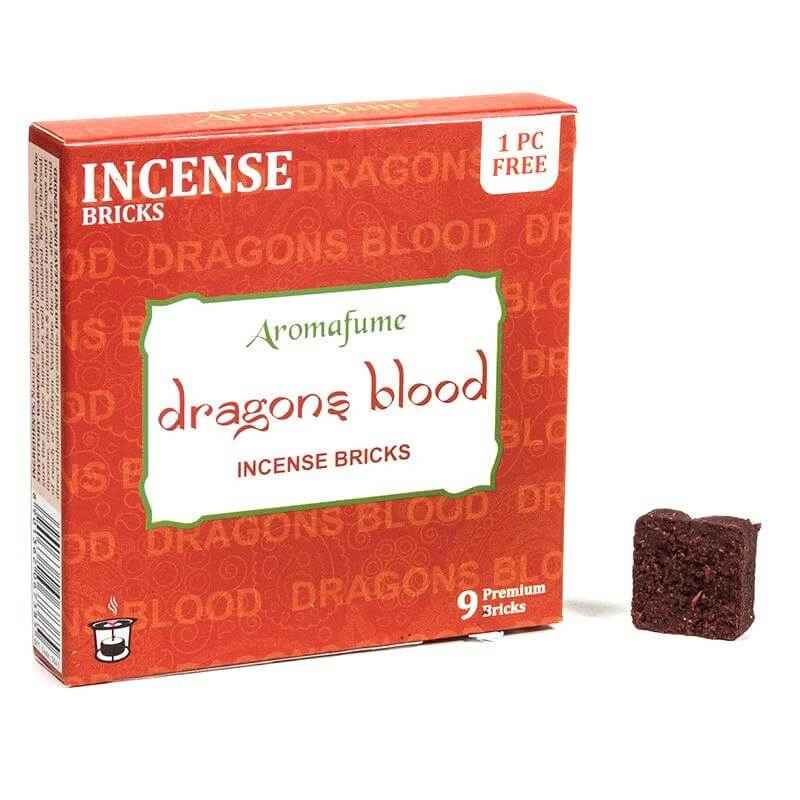 Briques d'encens Sang de dragon Aromafume | 9 briques naturelles