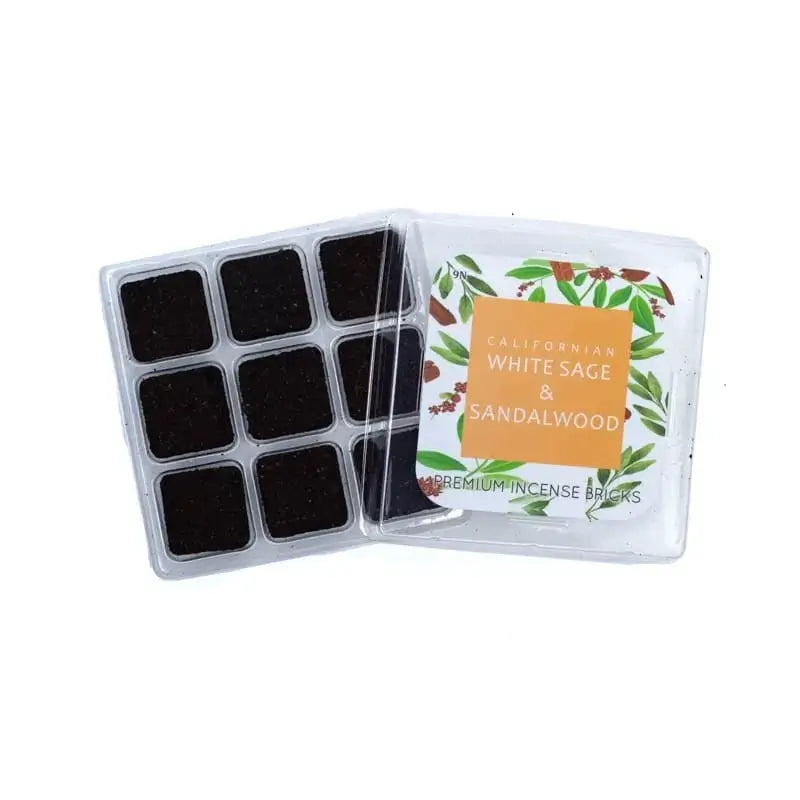Briques d'encens Sauge blanche & bois de Santal Aromafume | 9 briques naturelles fait-main
