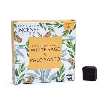 Briques d'encens Sauge blanche & Palo santo Aromafume | 9 briques naturelles fait-main