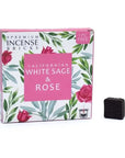 Briques d'encens Sauge blanche & Rose Aromafume | 9 briques naturelles fait-main