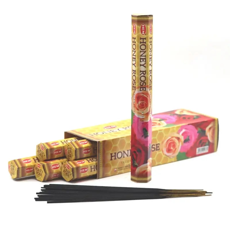 Encens HEM Honey Rose 20gr