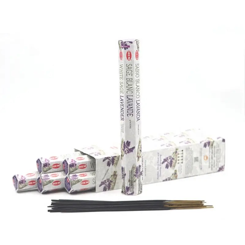 Encens HEM Sauge blanche Lavande 20gr