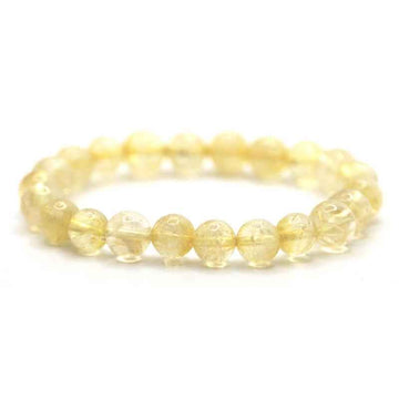 Bracelet perles Citrine naturelle | Véritables pierres fines 8mm