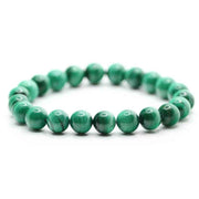 Bracelet Malachite | Boules 8 mm