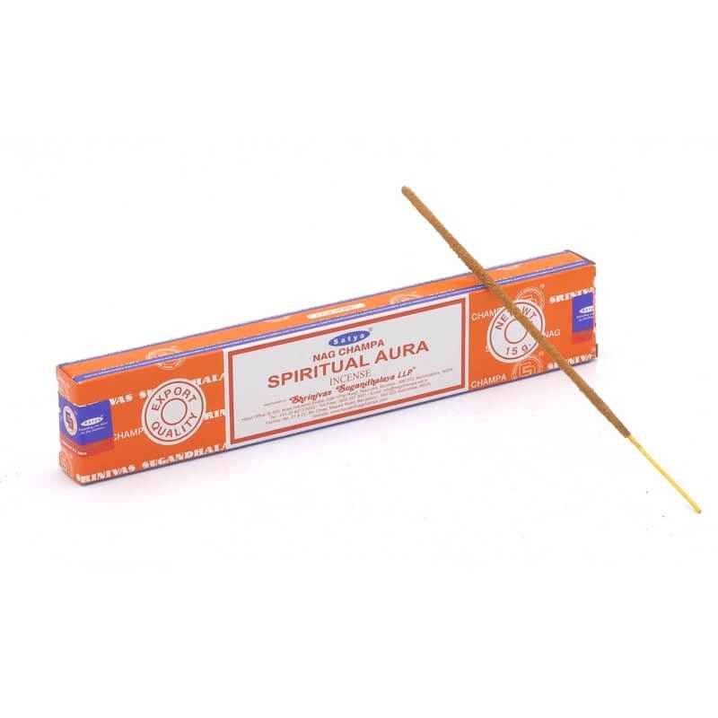 Encens Aura Spirituelle 15g Satya Sai Baba | Bâtonnets d'encens Indien naturels