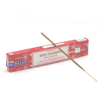 Encens Champa rouge 15g Satya Sai Baba | Bâtonnets d'encens Indien naturels