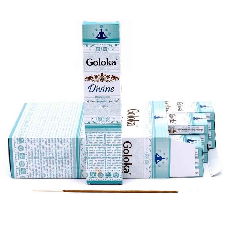 Encens Goloka Divine 15g | Encens en bâtonnets naturel Indien