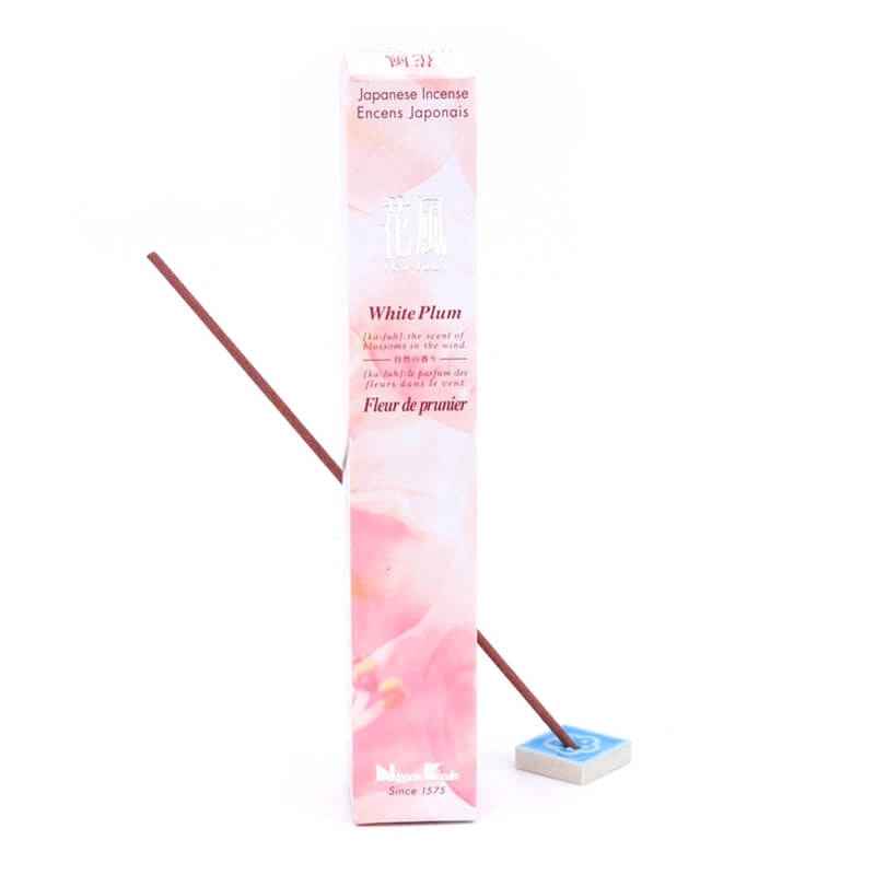 Encens Ka-fuh Prune blanche 20 bâtonnets | Encens Japonais Premium
