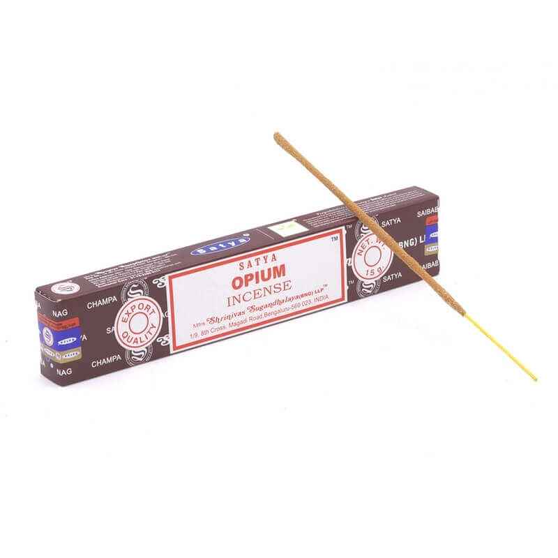 Encens Opium 15g Satya Sai Baba | Bâtonnets d&#39;encens Indien naturels