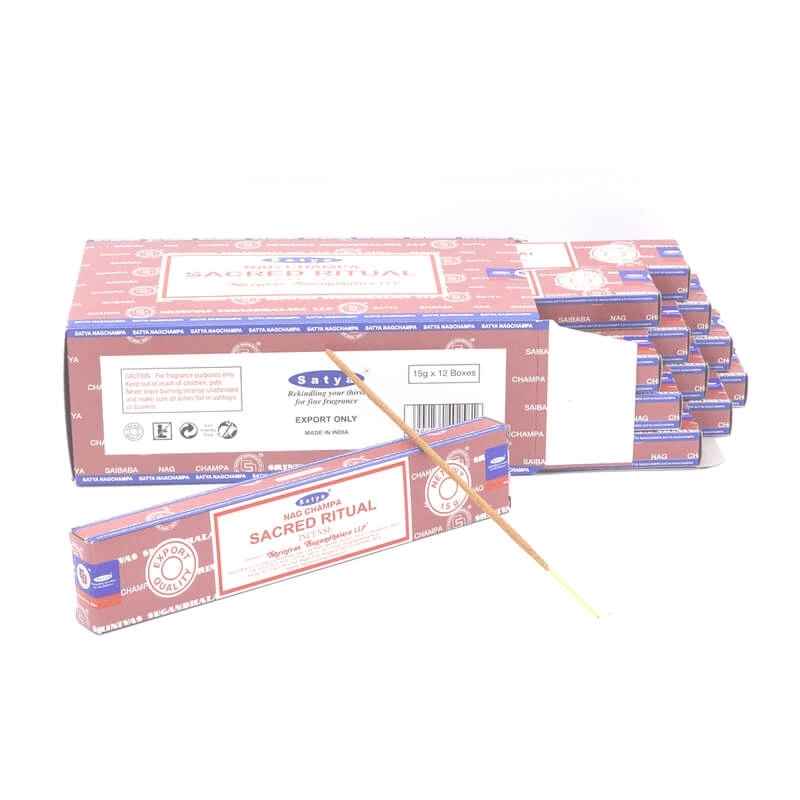 Encens Rituel sacré 15g Satya Sai Baba | Bâtonnets d'encens Indien naturels