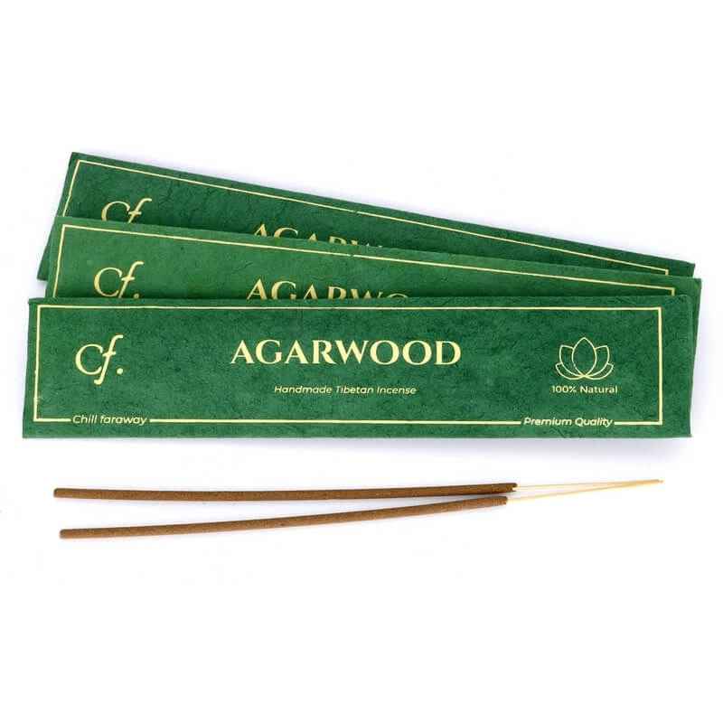 Encens traditionnel Tibetain bois d'Agar Chill faraway | 15 bâtonnets