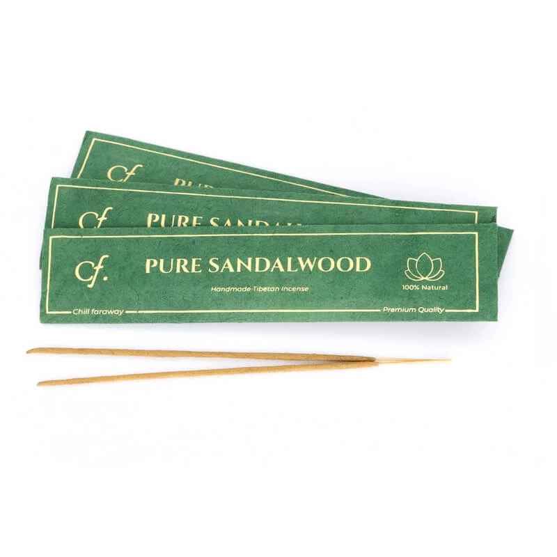 Encens traditionnel Tibetain bois de Santal Chill faraway | 15 bâtonnets