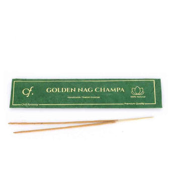 Encens traditionnel Tibetain Golden Nag Champa Chill faraway | 15 bâtonnets