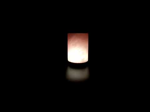 Lampe de sel de l’Himalaya rose Tour USB 1kg | Aux 7 couleurs des chakras