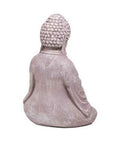 Statue bougeoir Bouddha 28cm | Photophore en ciment avec verre